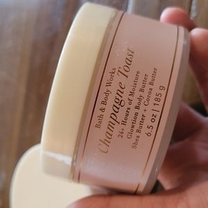 Bath and Body Works Champange Toast Glowtion; set of two